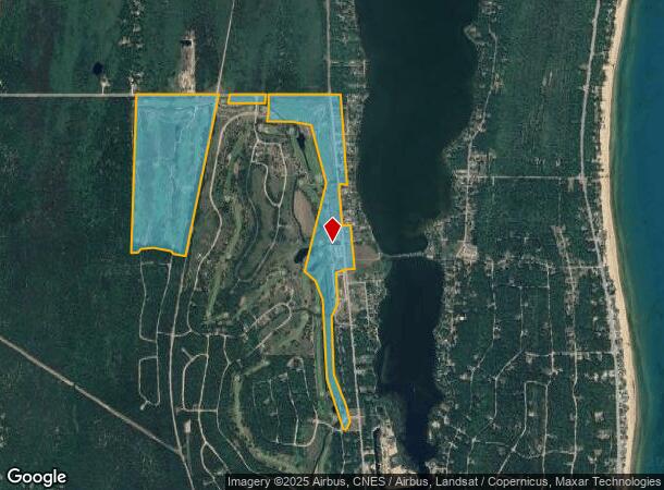 7751 Cedar Lake Rd, Oscoda, MI Parcel Map