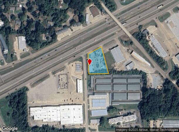 1850 S Frontage Rd, Vicksburg, MS Parcel Map