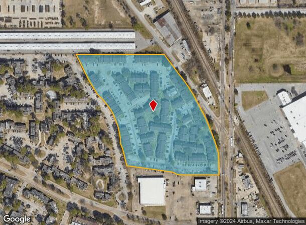  5801 N Houston Rosslyn Rd, Houston, TX Parcel Map