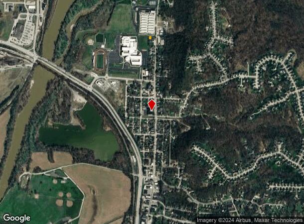  401 N Miami Ave, Cleves, OH Parcel Map