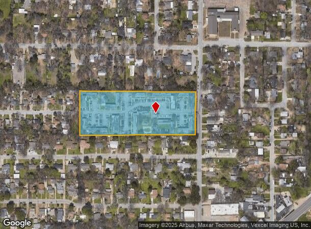 1909 Higgins Ln, Haltom City, TX Parcel Map