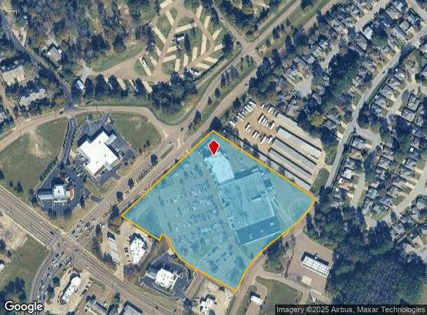 1020 Spillway Cir, Brandon, MS Parcel Map