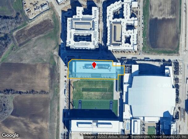 6425 Hall Of Fame Ln, Frisco, TX Parcel Map