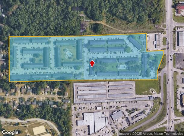 1680 Oneal Ln, Baton Rouge, LA Parcel Map