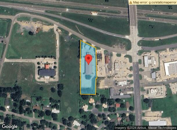  1024 N Center St, New Boston, TX Parcel Map