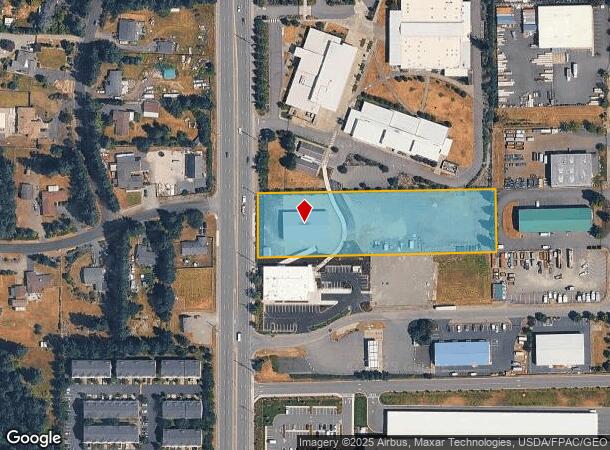  16207 Canyon Rd E, Puyallup, WA Parcel Map