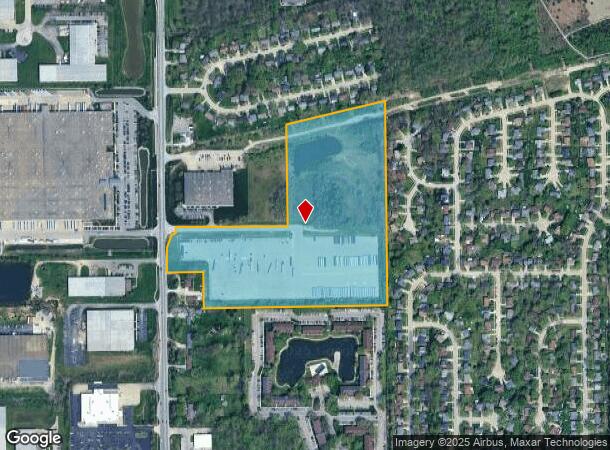  3205 N Mitthoefer Rd, Indianapolis, IN Parcel Map