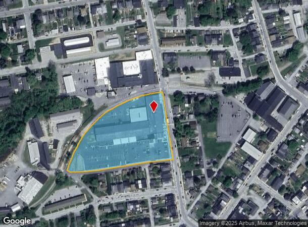 214 N Franklin St, Red Lion, PA Parcel Map