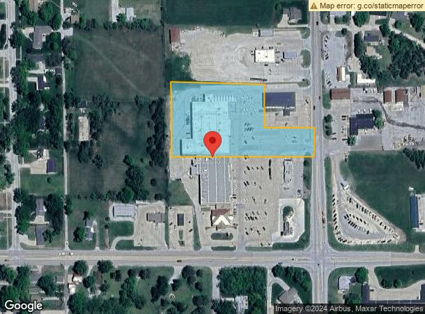  1501 K St, Fairbury, NE Parcel Map