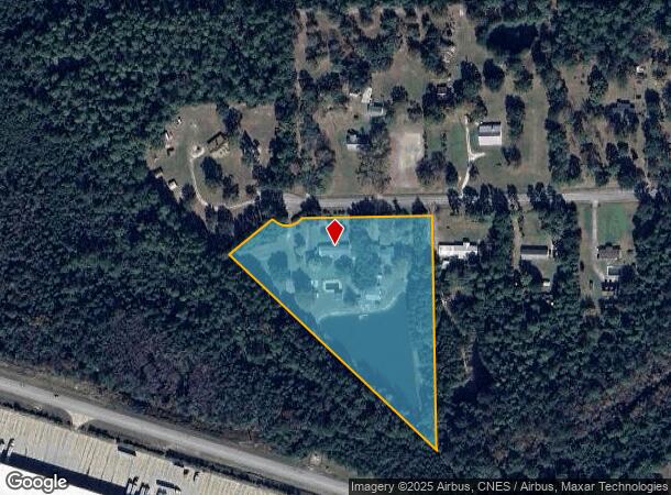 565 Deer Run Rd, Ellabell, GA Parcel Map