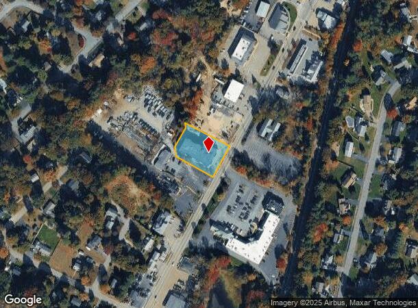  1391 Main St, Walpole, MA Parcel Map