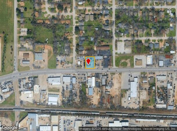  1023 W Division St, Arlington, TX Parcel Map