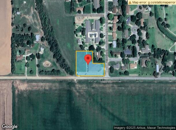  1411 S Douglas Ave, Lyons, KS Parcel Map