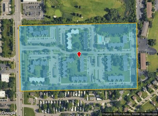  4141 Green Meadows Blvd, Ypsilanti, MI Parcel Map