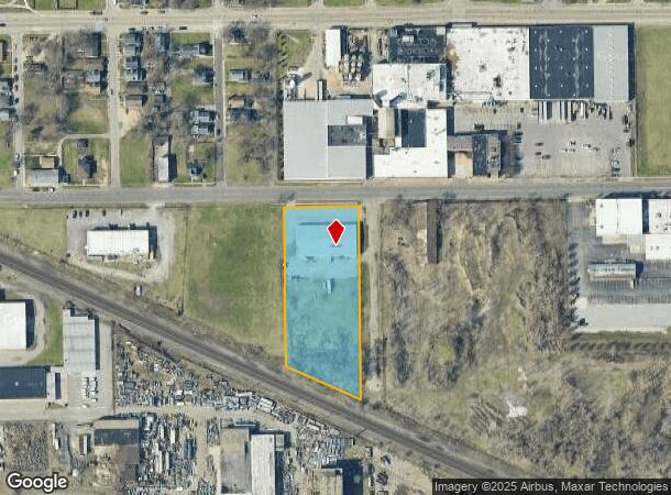  2102 W Washington St, South Bend, IN Parcel Map