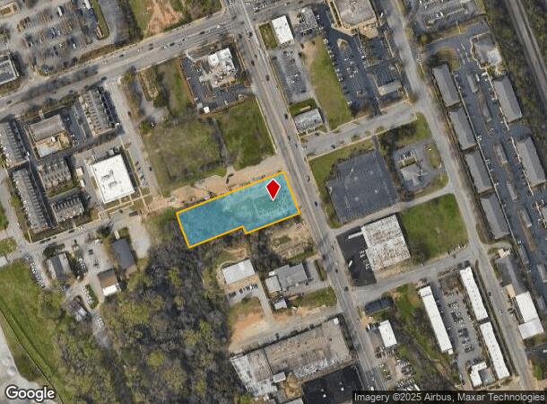  1043 Huger St, Columbia, SC Parcel Map