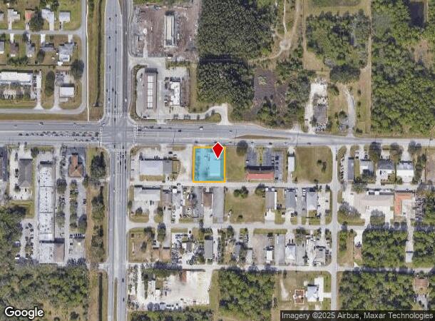 1316 Malabar Rd Se, Palm Bay, FL Parcel Map