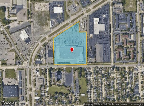  16705 Fort St, Southgate, MI Parcel Map