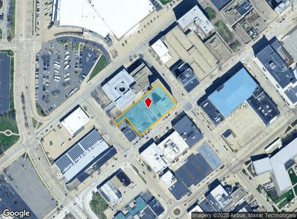 301 Sw Adams St, Peoria, IL Parcel Map