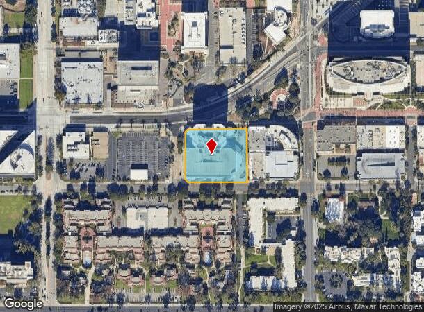  600 W Santa Ana Blvd, Santa Ana, CA Parcel Map