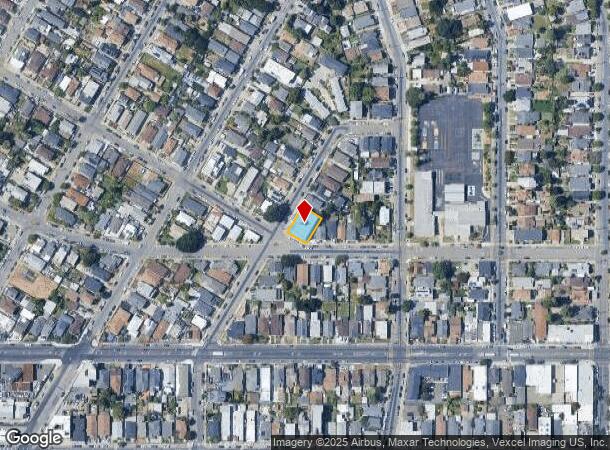 2100 51St Ave, Oakland, CA Parcel Map