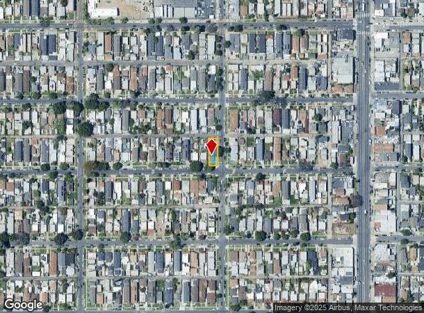  859 W 81St St, Los Angeles, CA Parcel Map