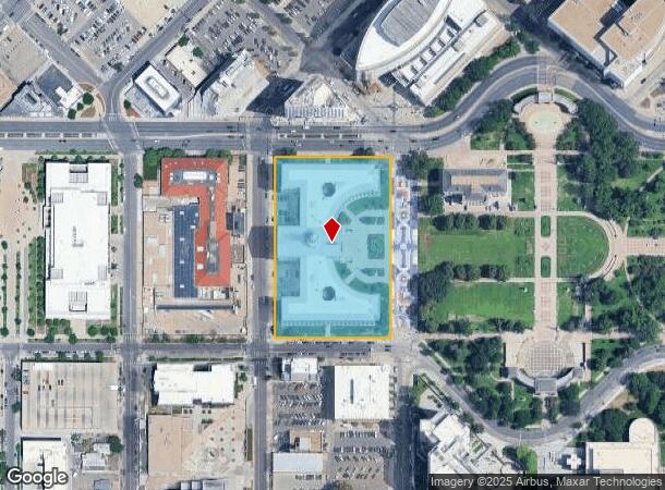  1437 Bannock St, Denver, CO Parcel Map