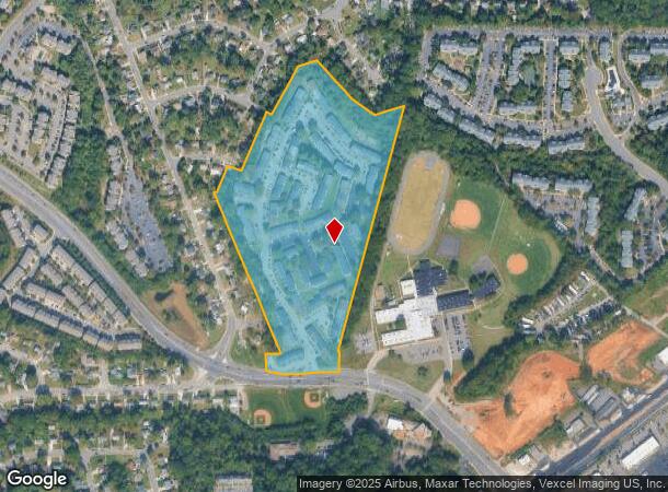 13705 Lynn St, Woodbridge, VA Parcel Map
