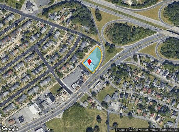  7606 Eastern Ave, Baltimore, MD Parcel Map