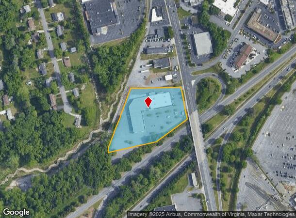 2505 Wards Rd, Lynchburg, VA Parcel Map