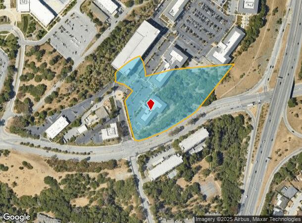  3155 Clearview Way, San Mateo, CA Parcel Map