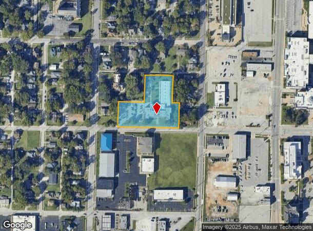  501 W Central St, Springfield, MO Parcel Map