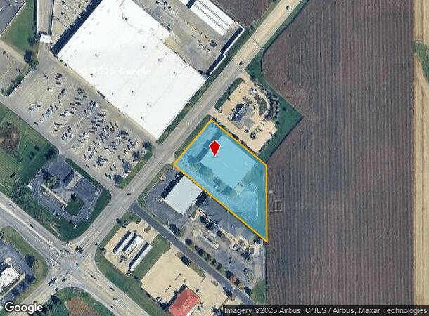 3212 Veterans Dr, Pekin, IL Parcel Map