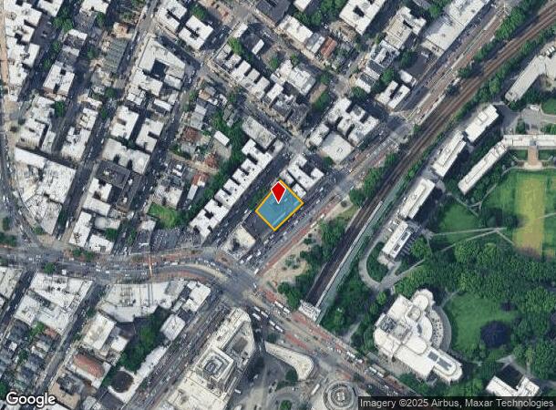 2551 Webster Ave, Bronx, NY Parcel Map
