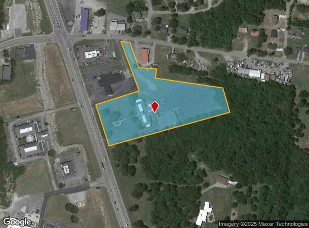  250 N Ellington Pky, Lewisburg, TN Parcel Map