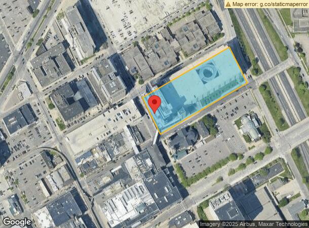  1200 Saint Antoine St, Detroit, MI Parcel Map