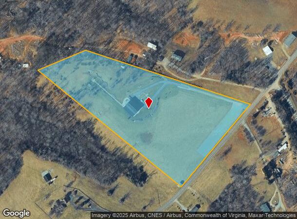 9945 Brooks Mill Rd, Wirtz, VA Parcel Map