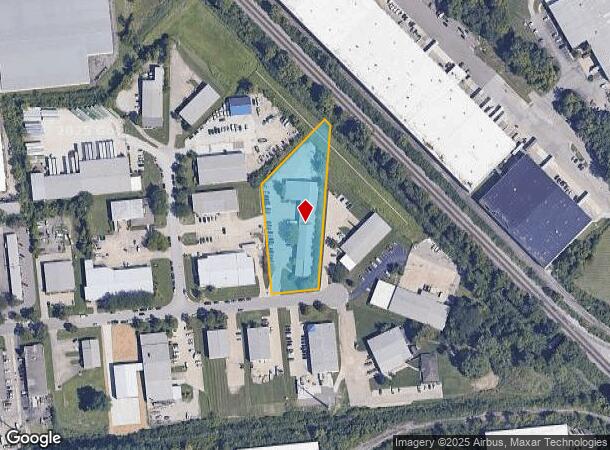  502 Commercial Dr, West Chester, OH Parcel Map