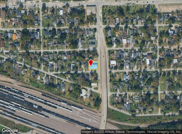  9343 E Avenue J, Houston, TX Parcel Map