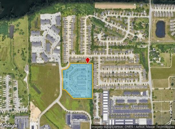 2020 Puget Dr, West Lafayette, IN Parcel Map