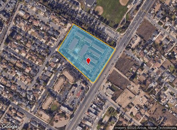  121 W Collins St, Oxnard, CA Parcel Map