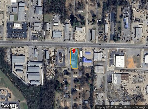 1405 E Oak St, Conway, AR Parcel Map