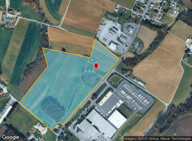 7620 Lancaster Ave, Myerstown, PA Parcel Map