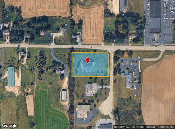 1285 Morgan Dr, Hubertus, WI Parcel Map