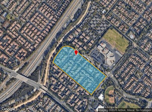  912 Monte Vis, Irvine, CA Parcel Map