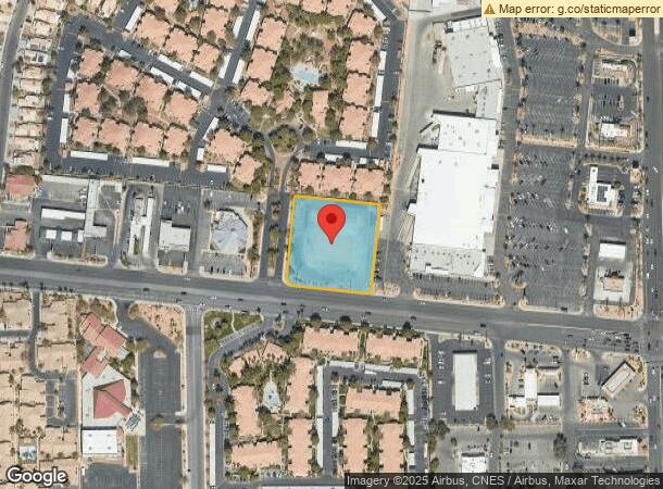  2210 E Warm Springs Rd, Las Vegas, NV Parcel Map