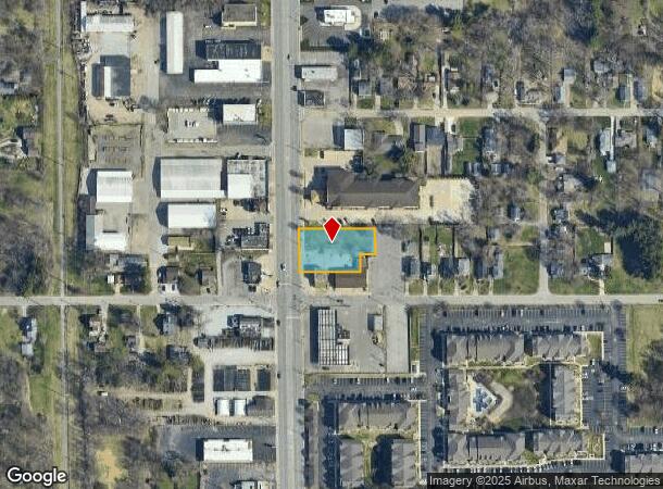 114 N Dixie Way, South Bend, IN Parcel Map