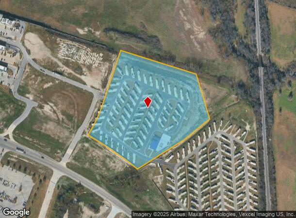  12829 Ne H K Dodgen Loop, Temple, TX Parcel Map