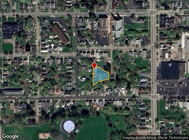 312 S 1St St, Olean, NY Parcel Map