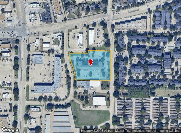  2661 Westgrove Dr, Carrollton, TX Parcel Map